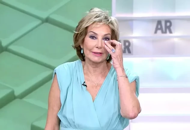 Ana Rosa en una imagen de Telecinco (captura)