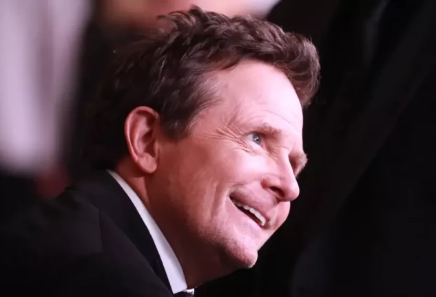 Michael J. Fox en una alfombra roja en 2022.