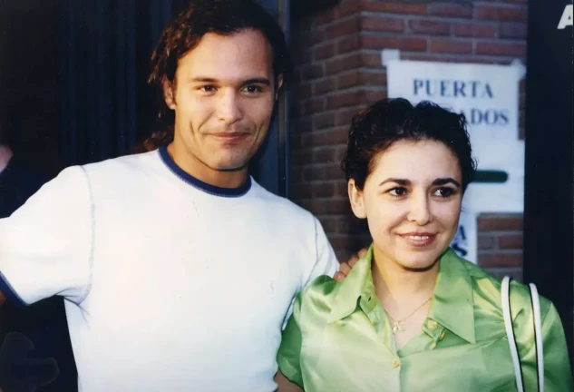 Nilo Manrique e Isabel Gemio cuando estaban juntos