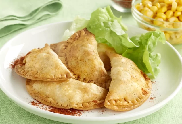 Empanadillas de maíz y puerros