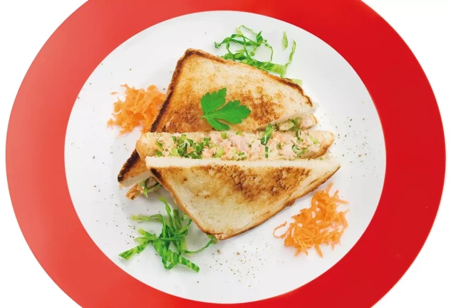 Sándwich de atún a la plancha