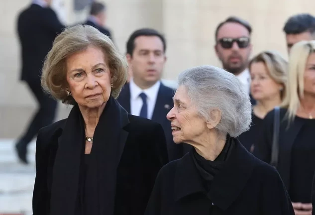La reina Sofía con su hermana Irene de Grecia.