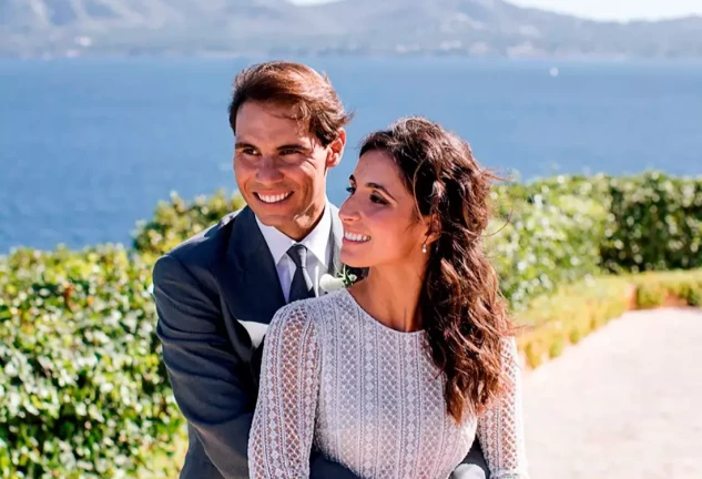 Rafa Nadal y Mery Perelló el día de su boda.