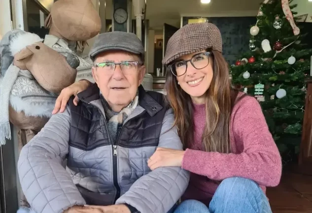 Núria Fergó y su padre
