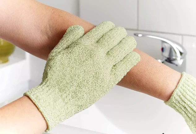 Guante exfoliante