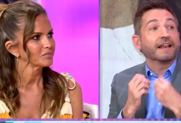 Frank Blanco y Marta López en TardeAR discutiendo porque ella no le ha invitado a su boda.