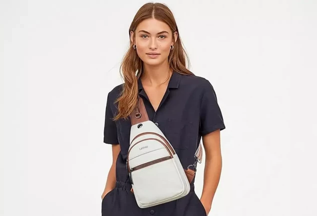 Bolsa de pecho antirrobo para mujer, elegante y práctica