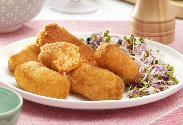 Croquetas de zanahoria y huevo