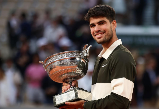 Carlos Alcaraz ganó ayer su 2º Roland Garros.
