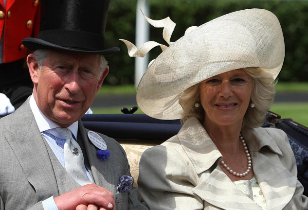 Carlos y Camilla, en el desfile de apertura de Ascot.