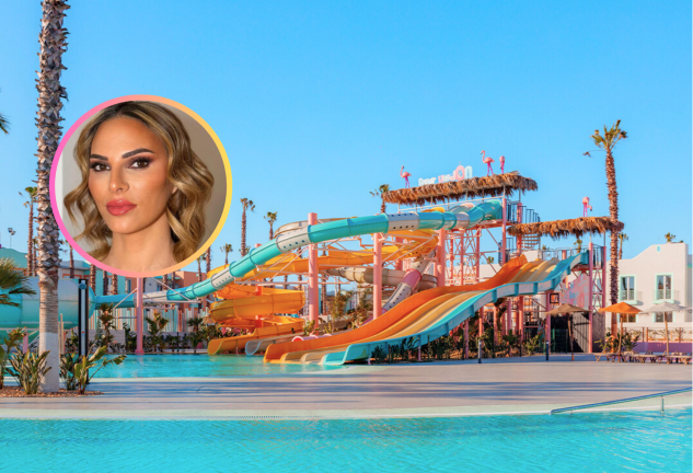 Irene Rosales: así es el increíble resort de lujo con toboganes en el que está de vacaciones con sus hijas
