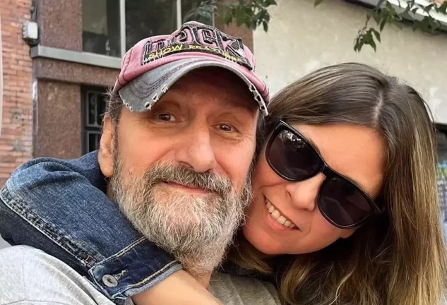 José Luis Gil y su hija.
