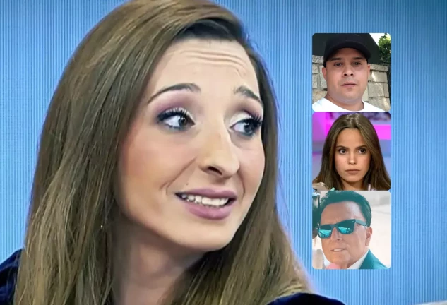 Michu (María Rodríguez) en un montaje con José Fernando, Gloria Camila y Ortega Cano