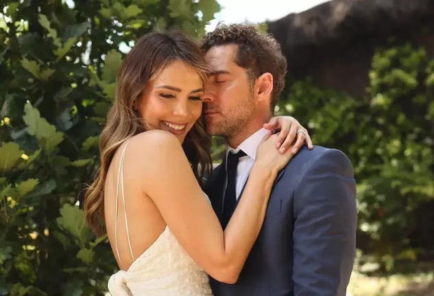 David Bisbal y Rosanna Zanetti.