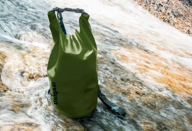 bolsa impermeable abrir