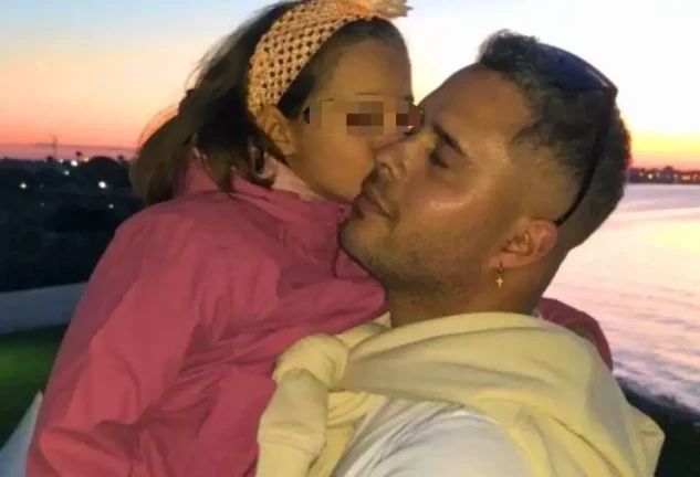 José Fernando con su hija