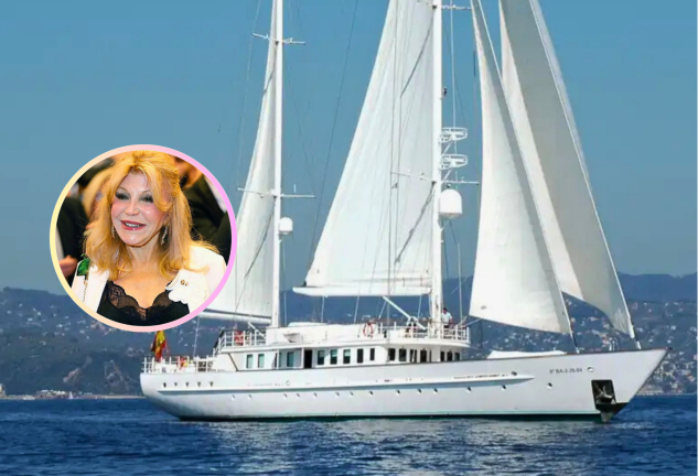 Nos colamos en el yate favorito de Tita Cervera, que se puede alquilar por 8.000 euros al día