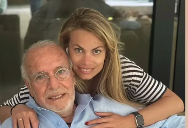 Carlos Goyanes con su hija, Carla Goyanes