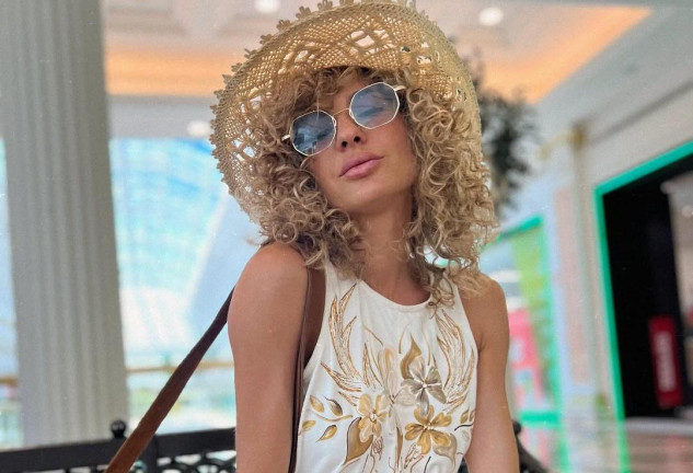 Sheila Casas de vacaciones en la Costa del Sol.