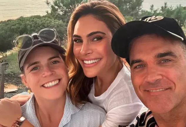 Portada Robbie Williams y su mujer con Eugenia de York