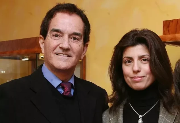 Manuel de la Calva y su hija, Victoria