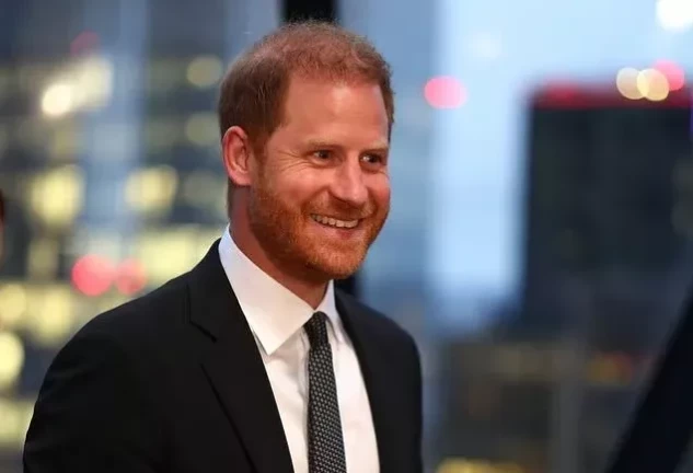 El príncipe Harry en el acto de Invictus Games de ayer.