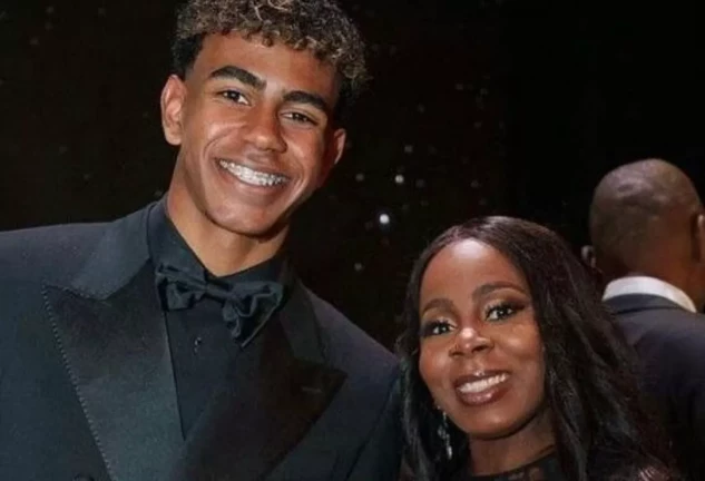Lamine Yamal y su madre, Sheila Ebana.