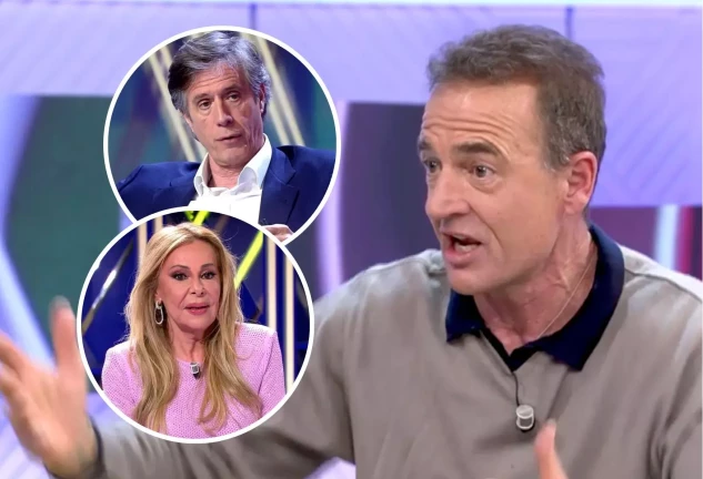 Alessandro Lequio, Ana Obregón y Carlo Costanzia padre.