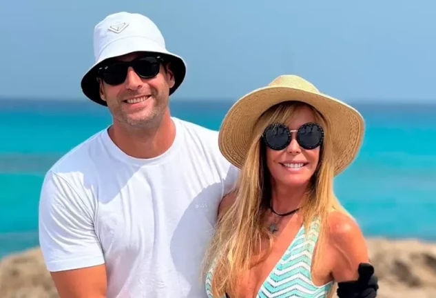 Lara Dibildos y su novio, Carlos Maturana.
