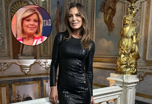 Mar Flores en un montaje con Terelu Campos