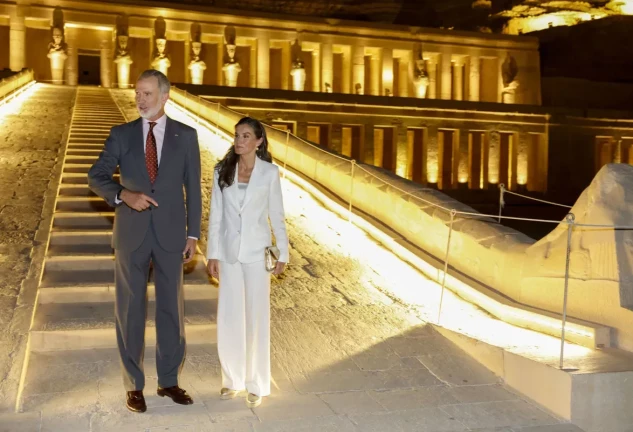 felipe letizia egipto templo hatshepsut efe
