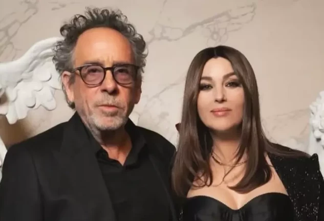 Tim Burton y Monica Bellucci