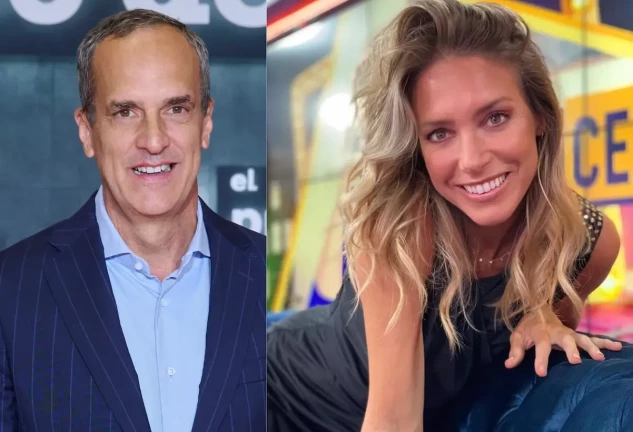 Santi Acosta y su novia