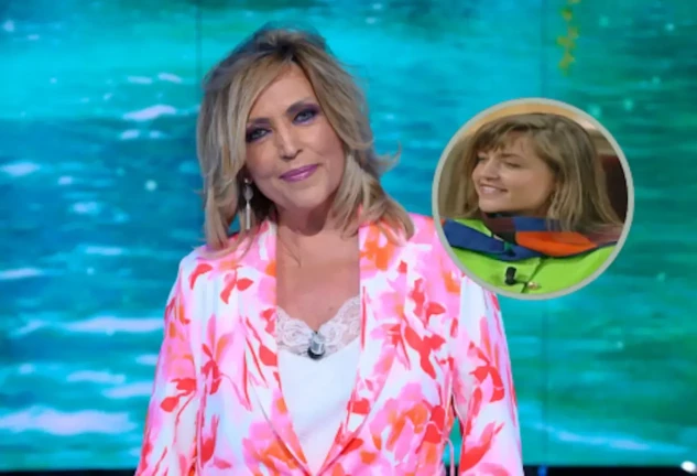 Lydia Lozano en su debut en la tele 1990.