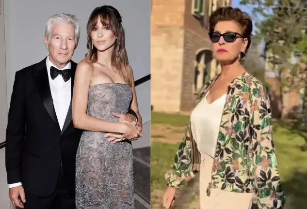 Richard Gere y Alejandra homenaje a Armani Antonia Dell Atte