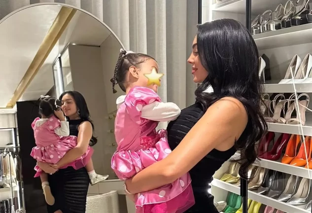 Georgia Rodríguez y su hija, Bella Esmeralda.