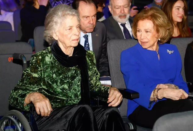 La Reina Doña Sofía e Irene de Grecia en una imagen de diciembre de 2024