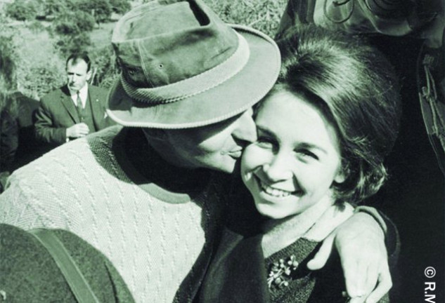 Entrañable foto de los Reyes eméritos en los primeros años de su matrimonio. 
