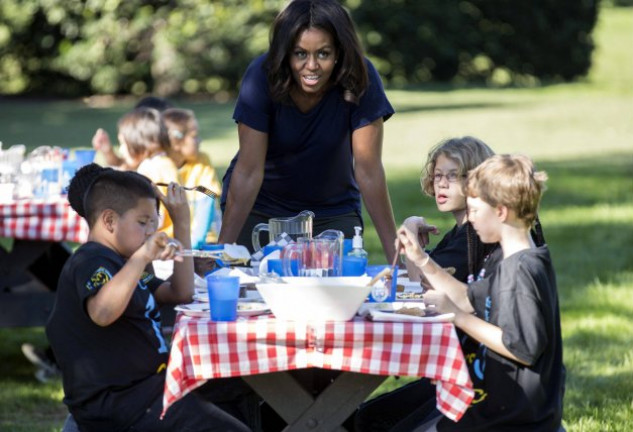 La esposa de Barack Obama es una gran defensora de la dieta saludable. 