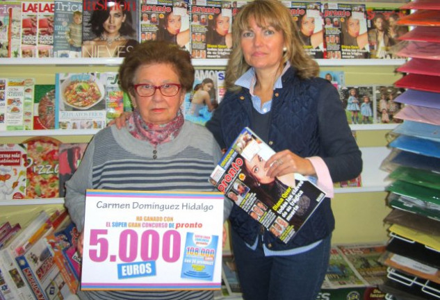 Carmen Rodríguez, de Palma del Río (Córdoba), y su quiosquera, Francisca, fueron agraciadas con sendos premios.