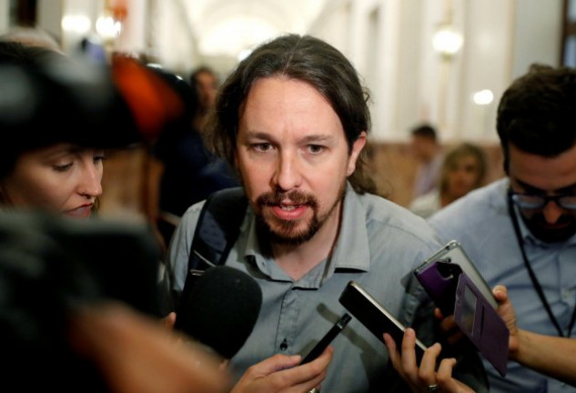 Pablo Iglesias, el padre de los gemelos, que se llaman Leo y Manuel.