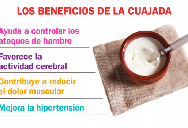 La cuajada te ayuda a reforzar la salud de tus huesos.