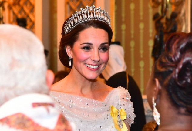 Kate Middleton con la tiara Lover’s Knot