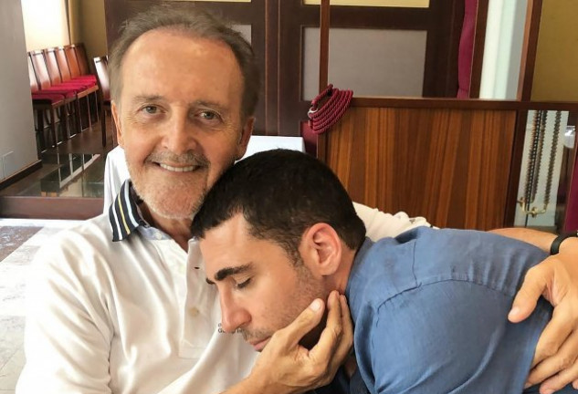 Tierna foto con su padre que M.A.S. colgó en Instagram hace algunos meses.