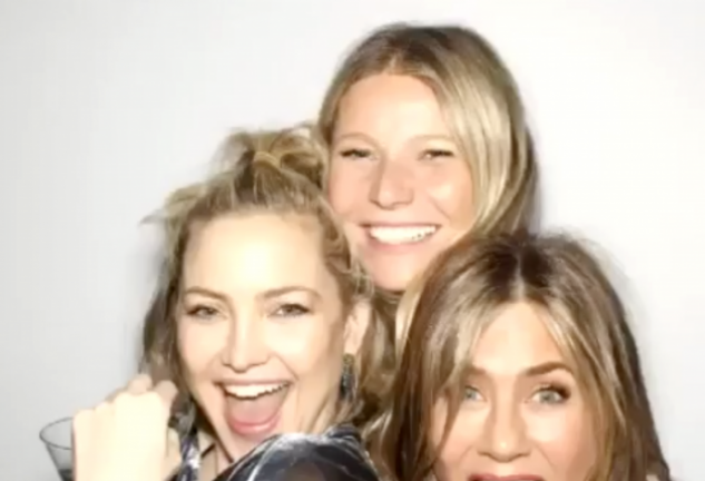 Jennifer Aniston con Kate Hudson y Gwyneth Paltrow.