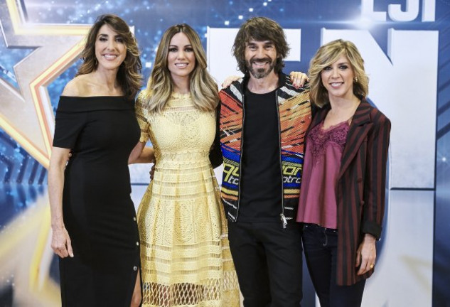 Paz Padilla, Edurne, Santi Millán y Eva Isanta.