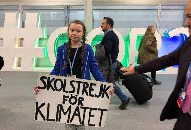 Greta empezó su protesta en agosto del 2018.