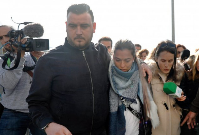 Los padres de Julen a su llegada al juzgado, donde declararon en calidad de testigos.