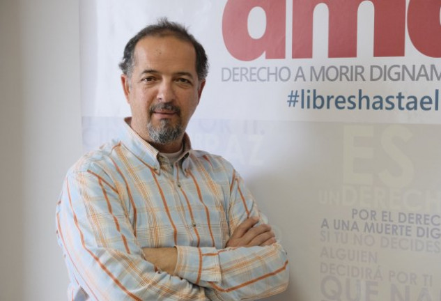 Fernando Marín es médico y vicepresidente de la asociación Derecho a Morir Dignamente