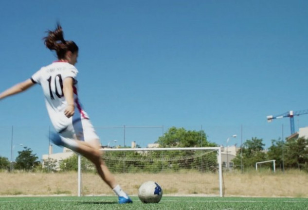 Gema Prieto está en un equipo de primera división de fútbol femenino.